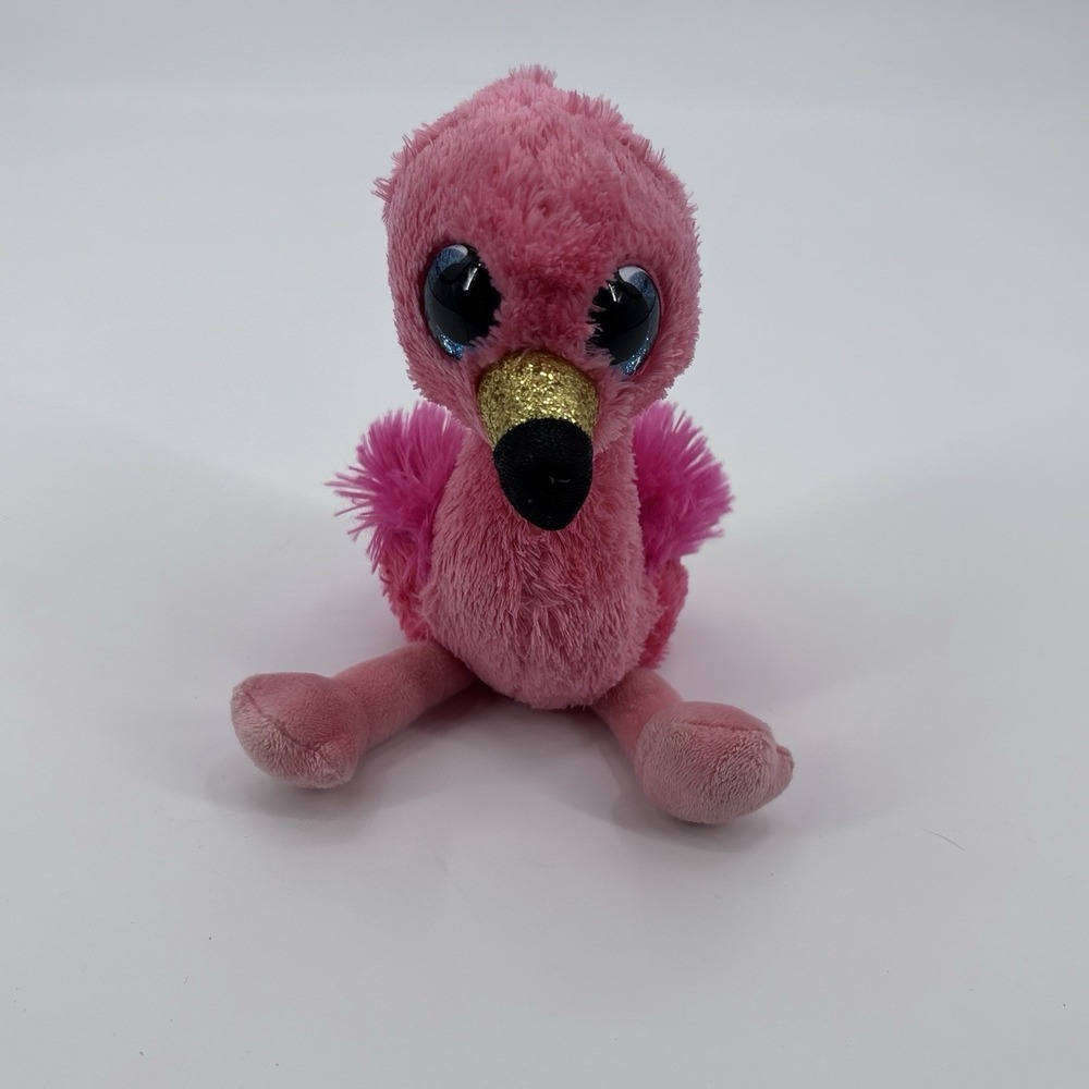 TY Beanie Boos GILDA THE FLAMINGO 9"‎ Plush STUFFED ANIMAL Kidcore Retired